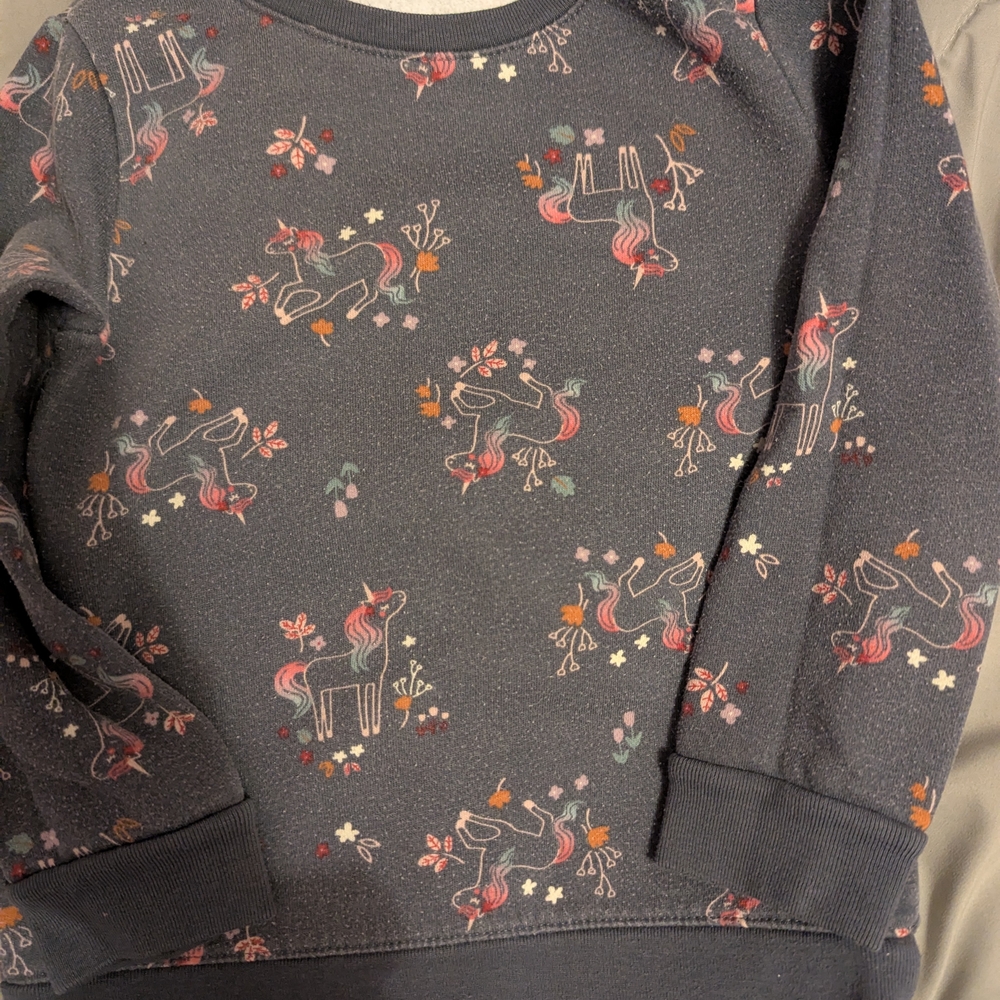 Garanimals Gray Unicorn Sweatshirt